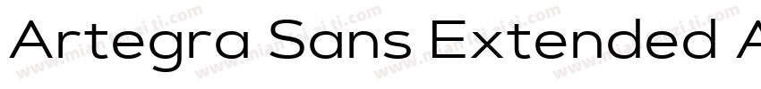 Artegra Sans Extended Alt Black Ita字体转换